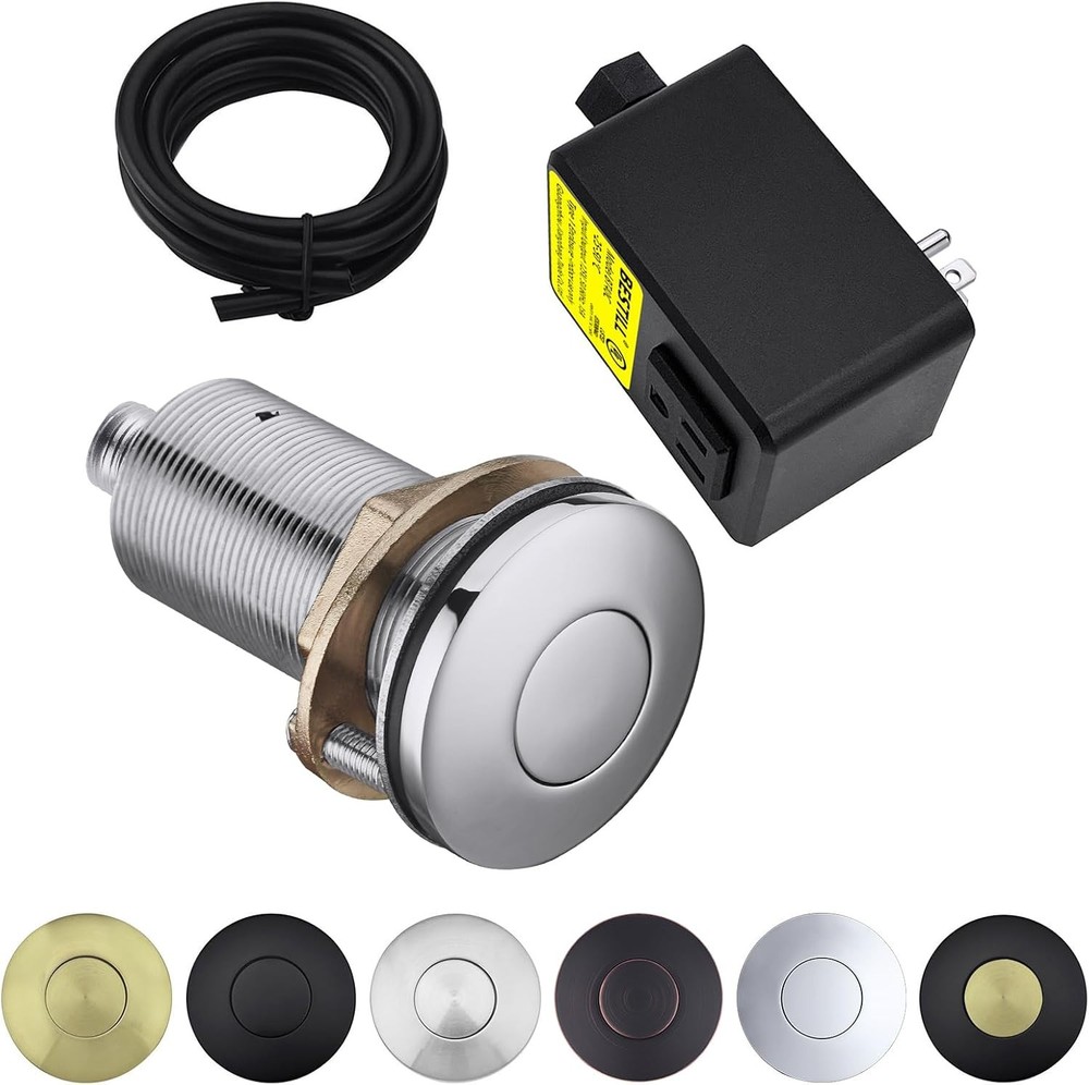 Garbage Disposal Air Switch Button Kit