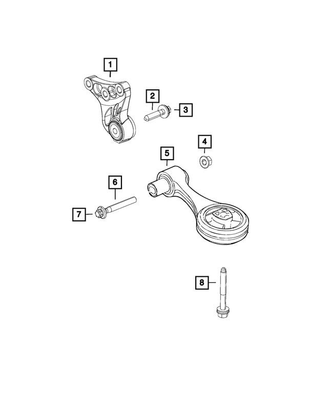 Genuine Mopar Engine Isolator 68276460aa