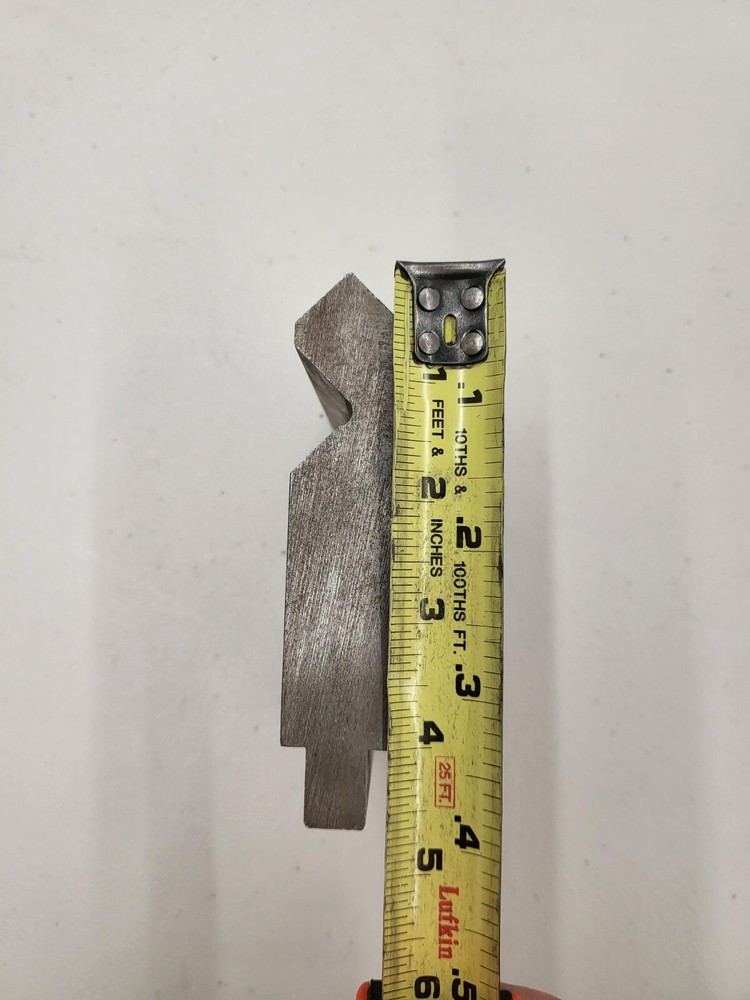 Custom 90° Press Brake Standard Tooling Punch 3.5" Long .015" Radius BTB1