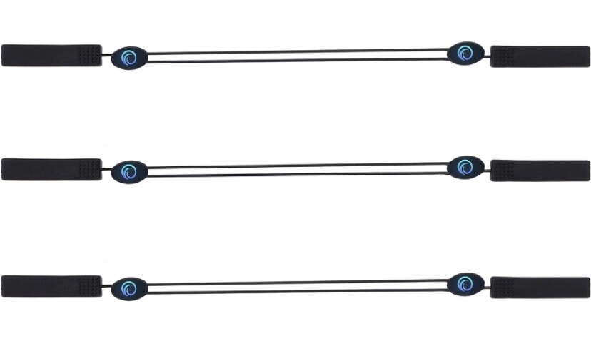Sidelinx 3 Pack - Adjustable Eyeglass Strap (Ocean)- No Tail Sunglass Strap!