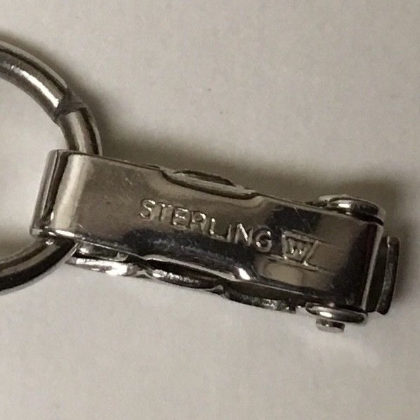 CHARM STERLING BRACLET SEVEN INCHES