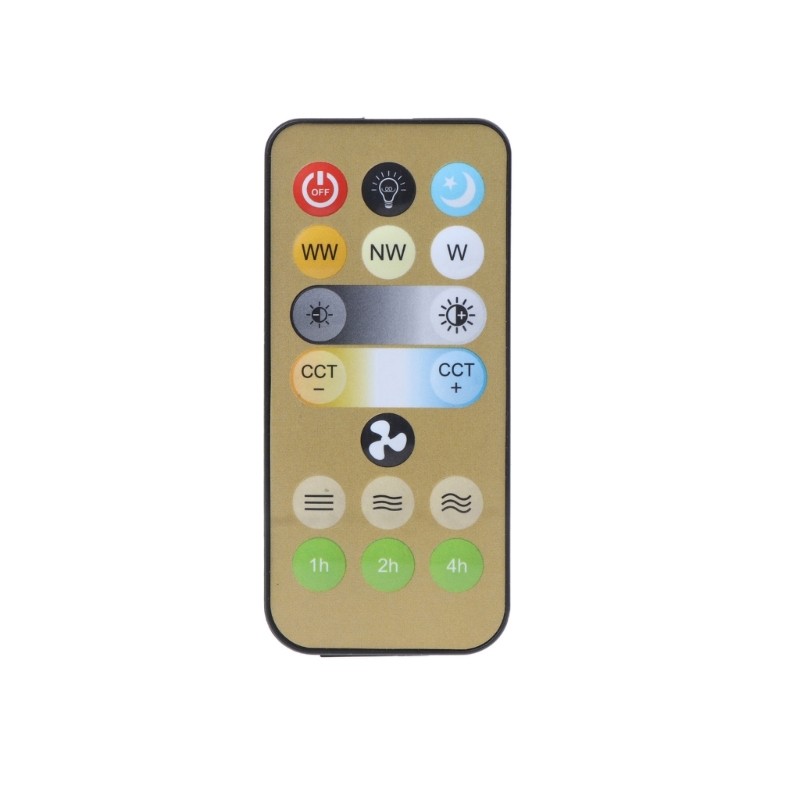 Adjustable Brightness and Fan Speed Timing E27 Fan Light Remote Control