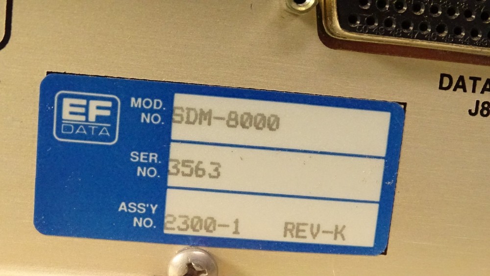 Comtech EF Data SDM-8000 Satellite Modem