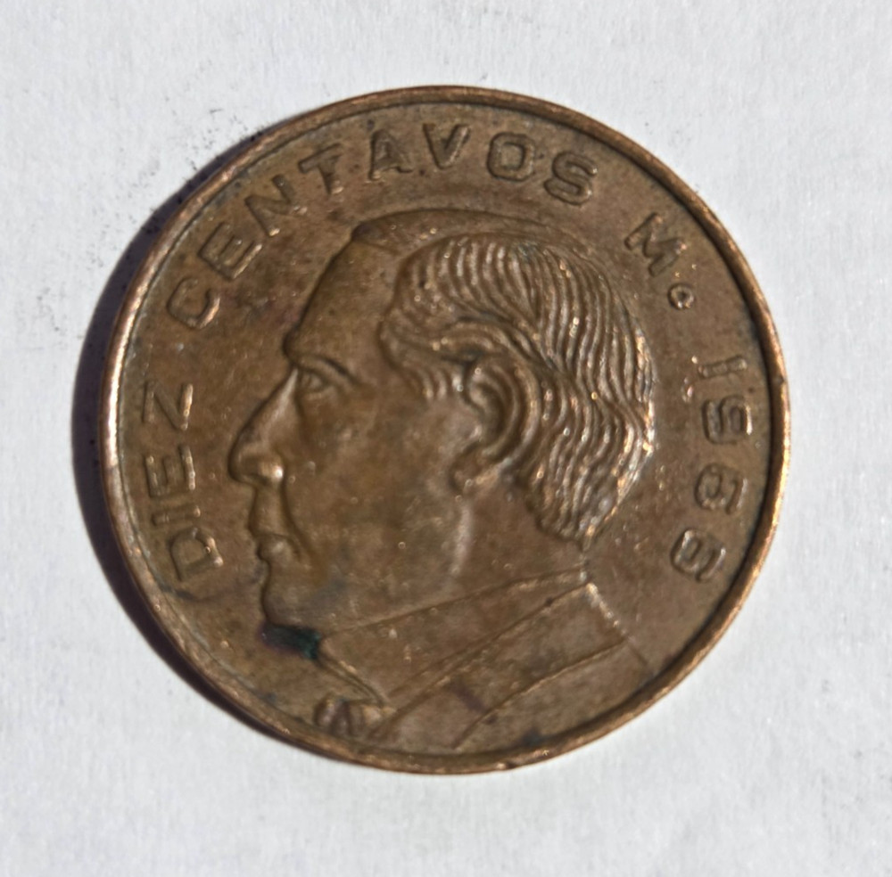 1966 Mexico Diez 10 Centavos