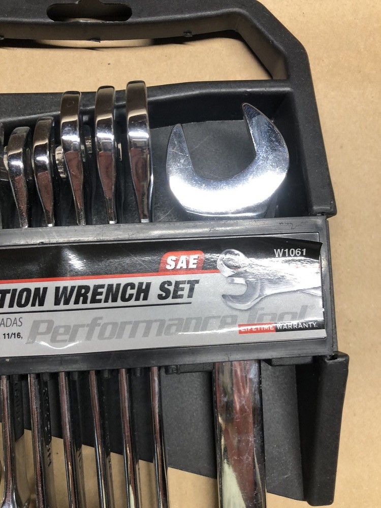 Performance Tool 11 Piece Combination Wrench Set W1061