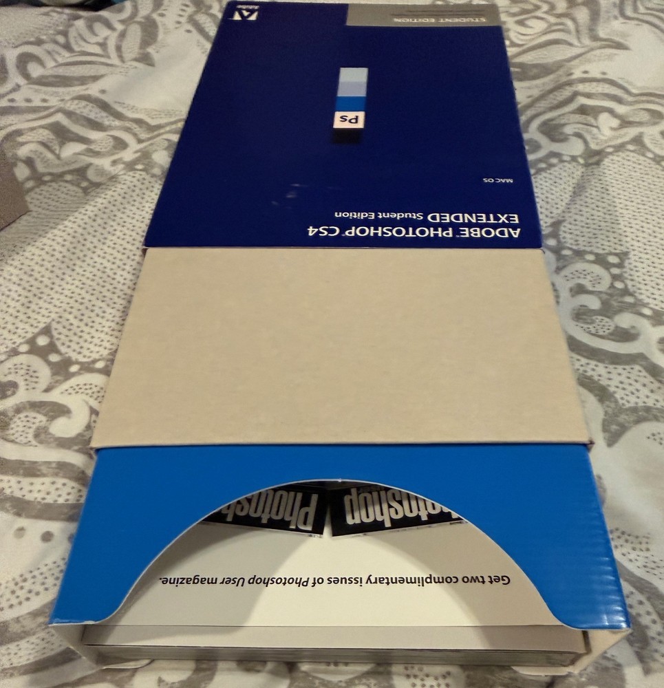 Adobe Photoshop CS4 Extended Student Edition with code for Serial Number VG MAC