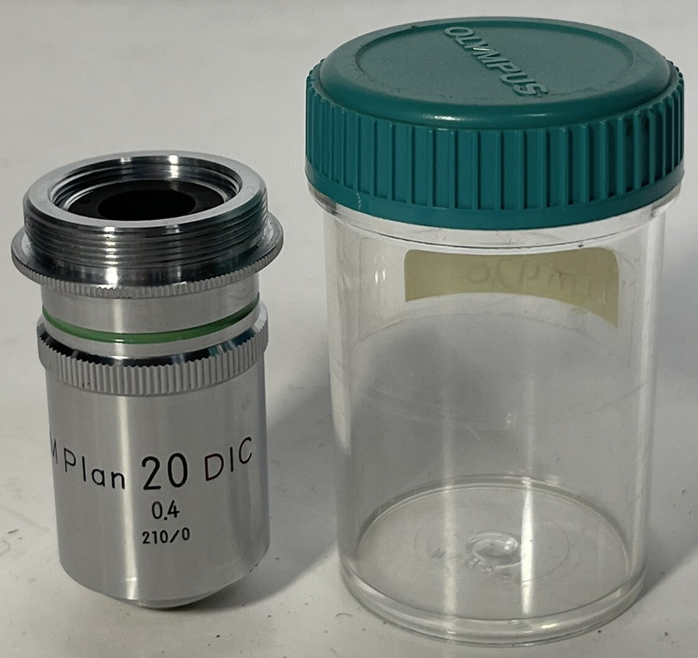 NIKON MPLAN 20 DIC 0.4 210/0 MICROSCOPE OBJECTIVE LENS JAPAN