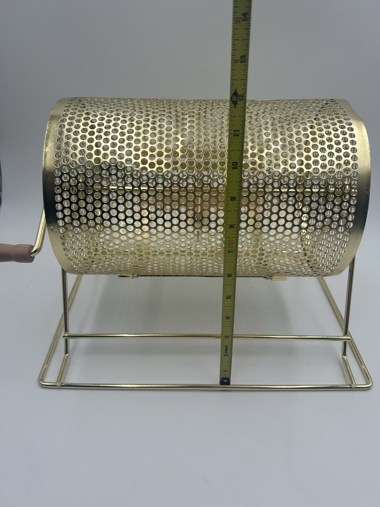 Medium Brass Raffle Ticket Drum - Holds 5000 tickets