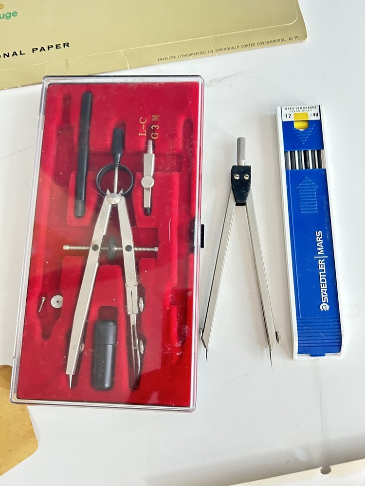 Vintage Drafting Tool Lot