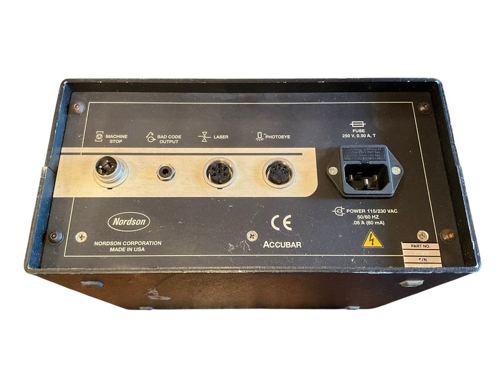 Nordson 727646 Accubar Barcode Verification System Controller