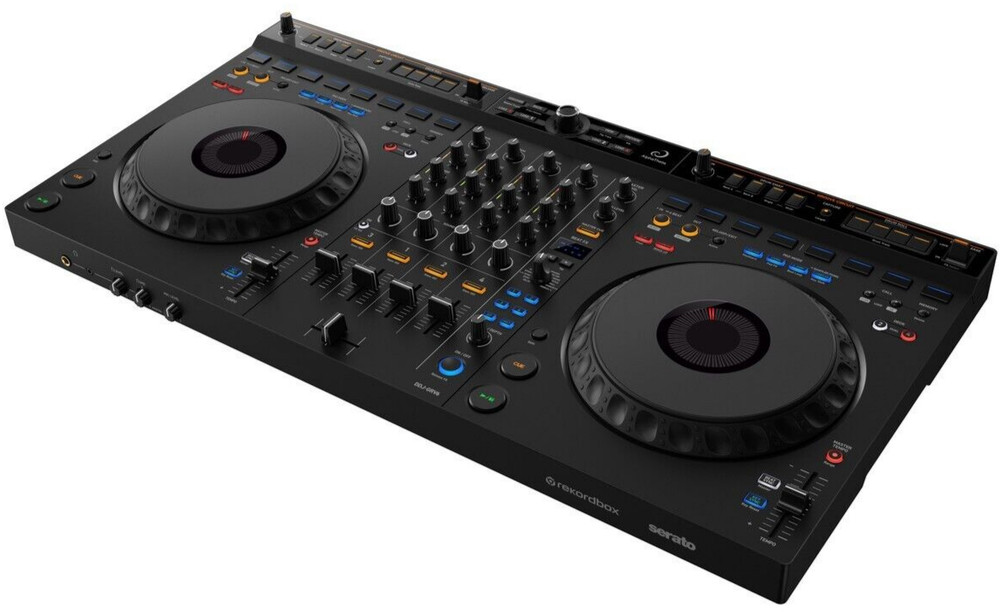 DDJ-GRV6 Controller bundle w/ Case,workstation,Speaker,Covers,Cables,Mic,Trolley