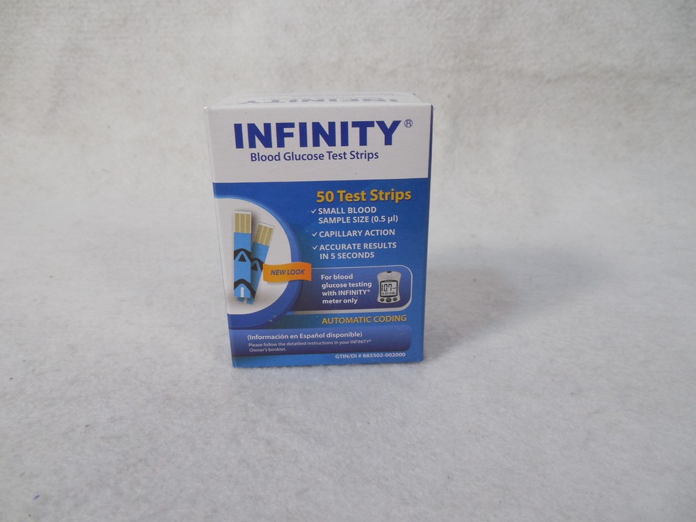 INFINITY Diabetic Blood Glucose Test Strips 200ct with Meter