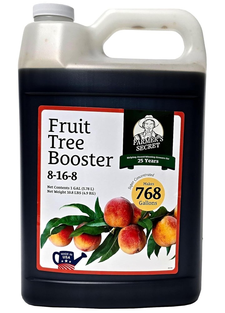 Fruit Tree Booster Fertilizer (128Oz) - Super Concentrated and Phosphorus Rich -