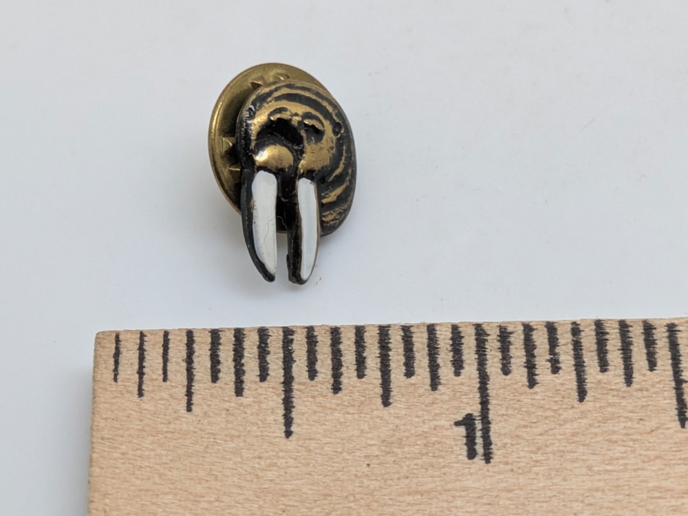 Tiny Walrus Head Lapel Pin