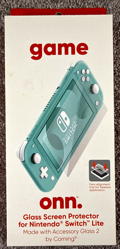 Onn. Corning Glass Screen Protector For Nintendo Switch Lite Console