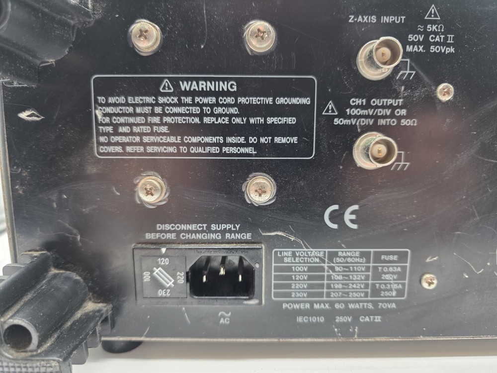 Energy Concepts 20MHz Oscilloscope 30820D (READ DESCRIPTION)