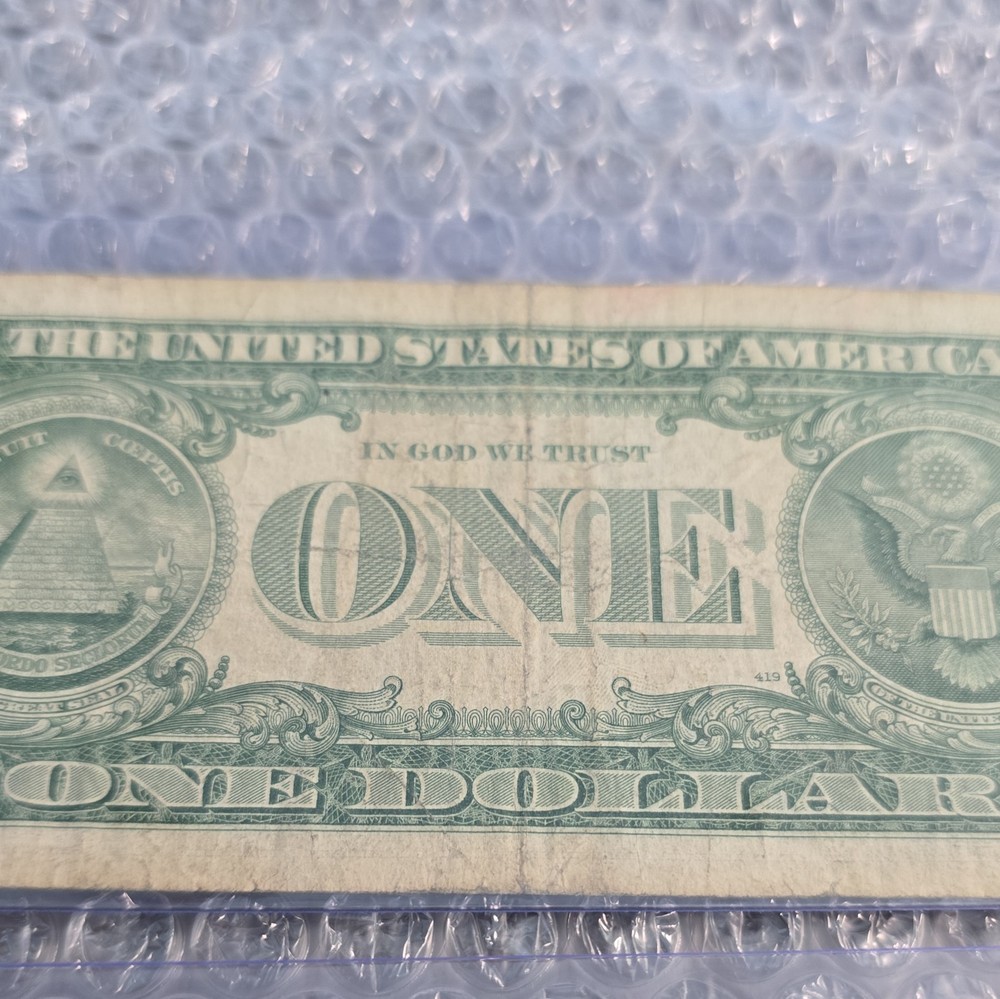 TWO-$1 1957B SERIES SILVER CERTIFICATES
