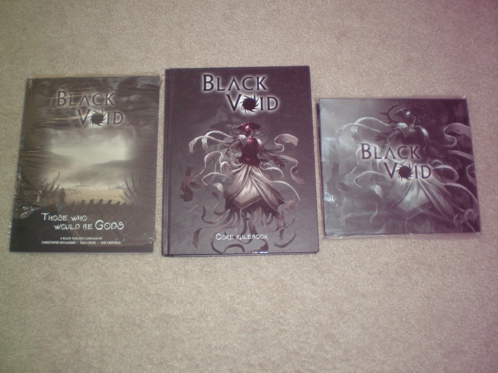 Black Void RPG: Core Rulebook, Screen, Those Who Would Gods Module Excellent
