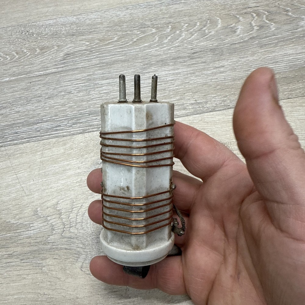 2 - EF Johnson Ceramic Hi-Q Plug-in Inductor Coil