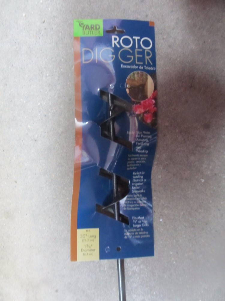 Yard Butler:  Roto Digger 30" long.  #RD-2 NEW