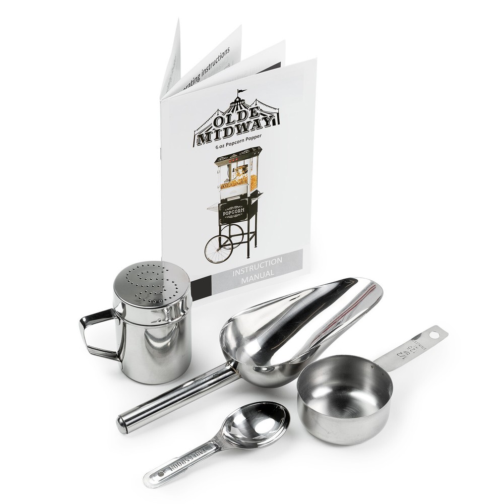 Bar Style Popcorn Machine Maker Popper with 6-Ounce Kettle