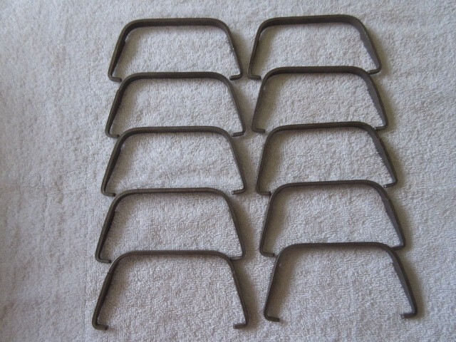5 Sets of #2 Offset Coil Spring Trap Jaws