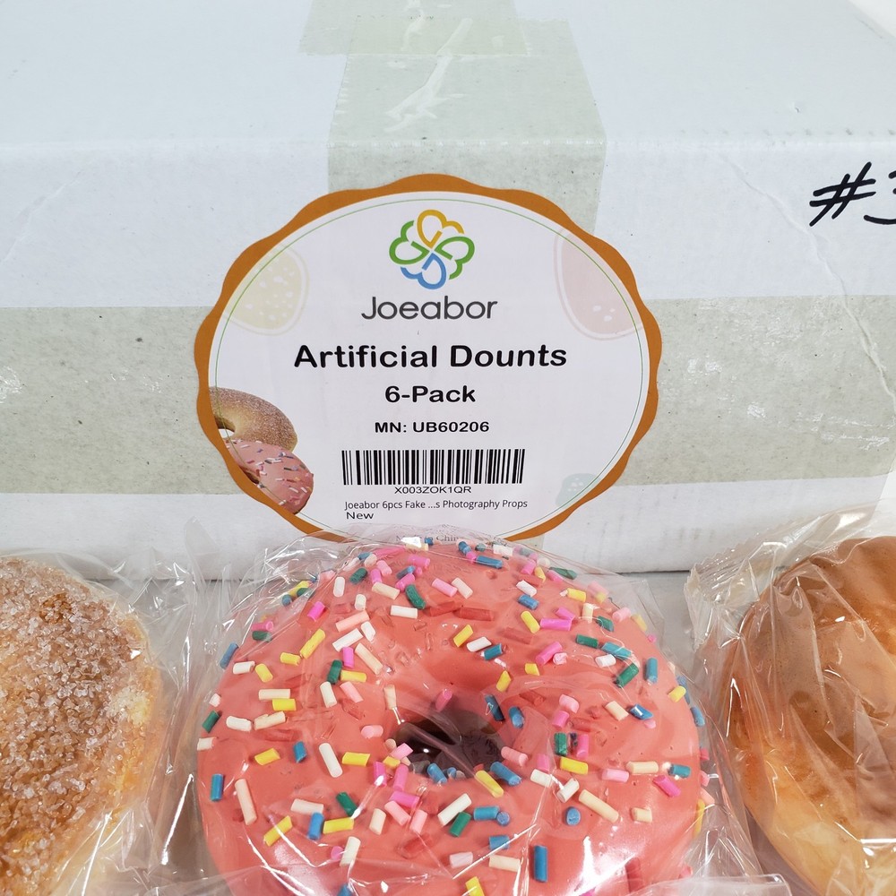 Joeabor Fake Donut 5 Pack Artificial for 3.7" Squishy, 1 Missing From 6 Pack