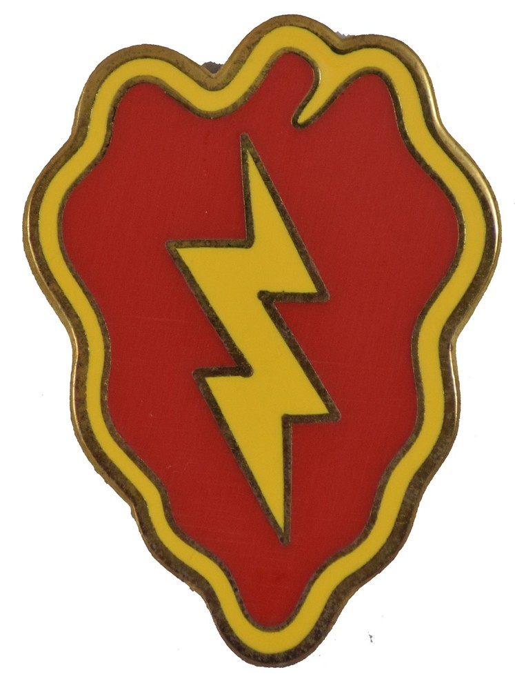25TH INF DIV HAT PIN 1 inch