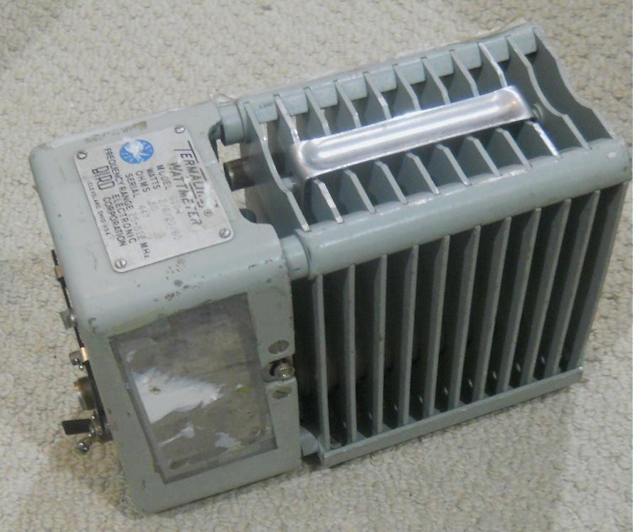 Bird 6104 Wattmeter 60W Termaline VARIABLE WATTAGE Dummy Load Resistor