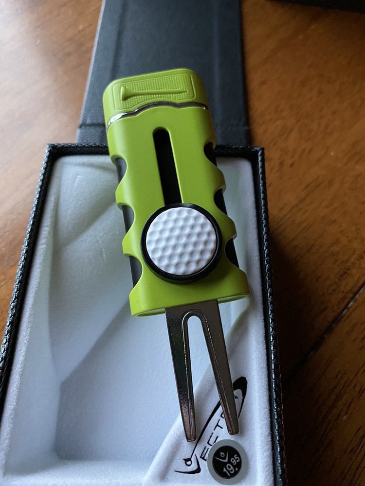 Vector CADDIE Golf Cigar Single Jet Lighter - Green - New