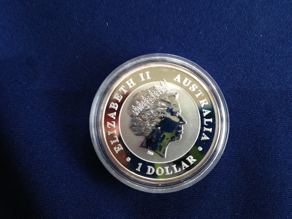 2013 Australia $1 Silver Koookaburra Gem BU One Ounce E5977