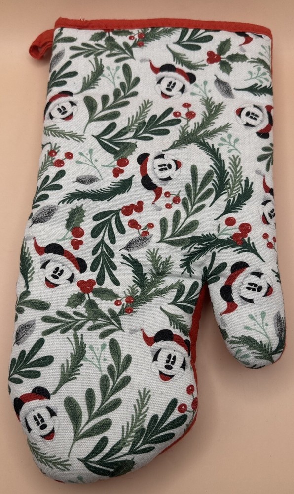 Christmas Mickey Mouse 1 Oven Mitt