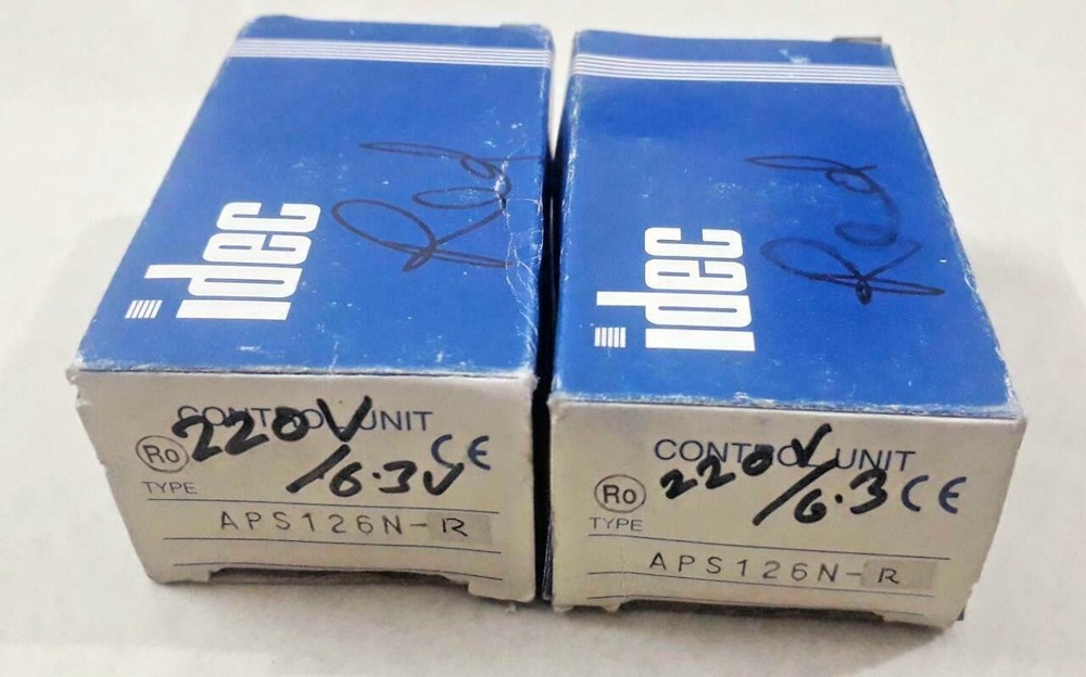 IDEC APS126N-R Red Pilot Light Control Unit 2 pcs NEW