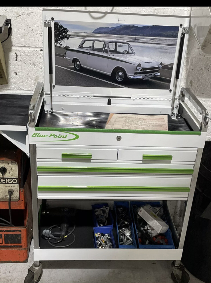 Bluepoint Trolly Inner Lid Toolbox Graphic Decal