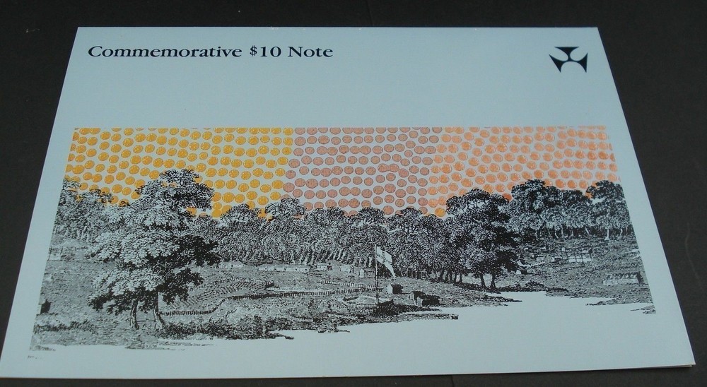 $10 Note 1988 Bicentenary First Polymer Commemoration - CONSECUTIVE Pair, AA 19.