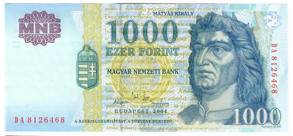 Hungary 1000 Forint 2004 UNC
