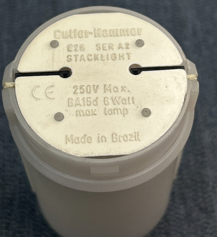 CUTLER HAMMER STACKLIGHT E26 SER A2 250V MAX 6 WATT