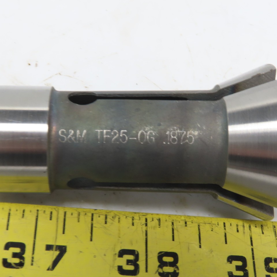 S & M TF25 OG Over Grip Precision Smooth Collet .1875