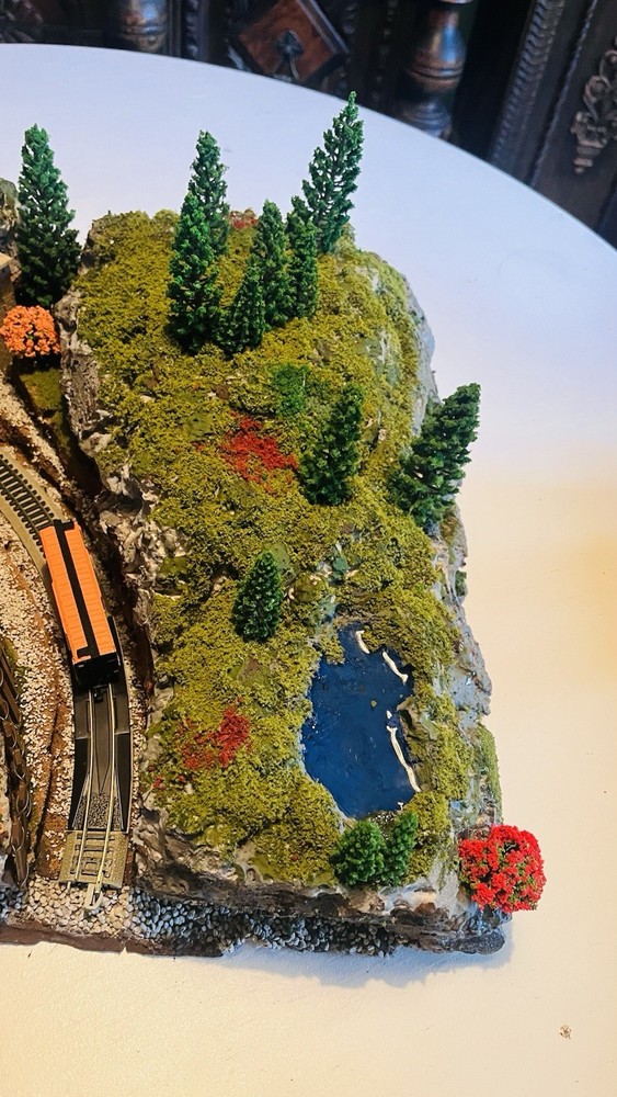 N Scale Mountain Scenery Layout