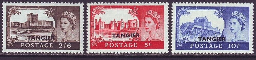 Tangier 1955 SC 576-578 MH Set