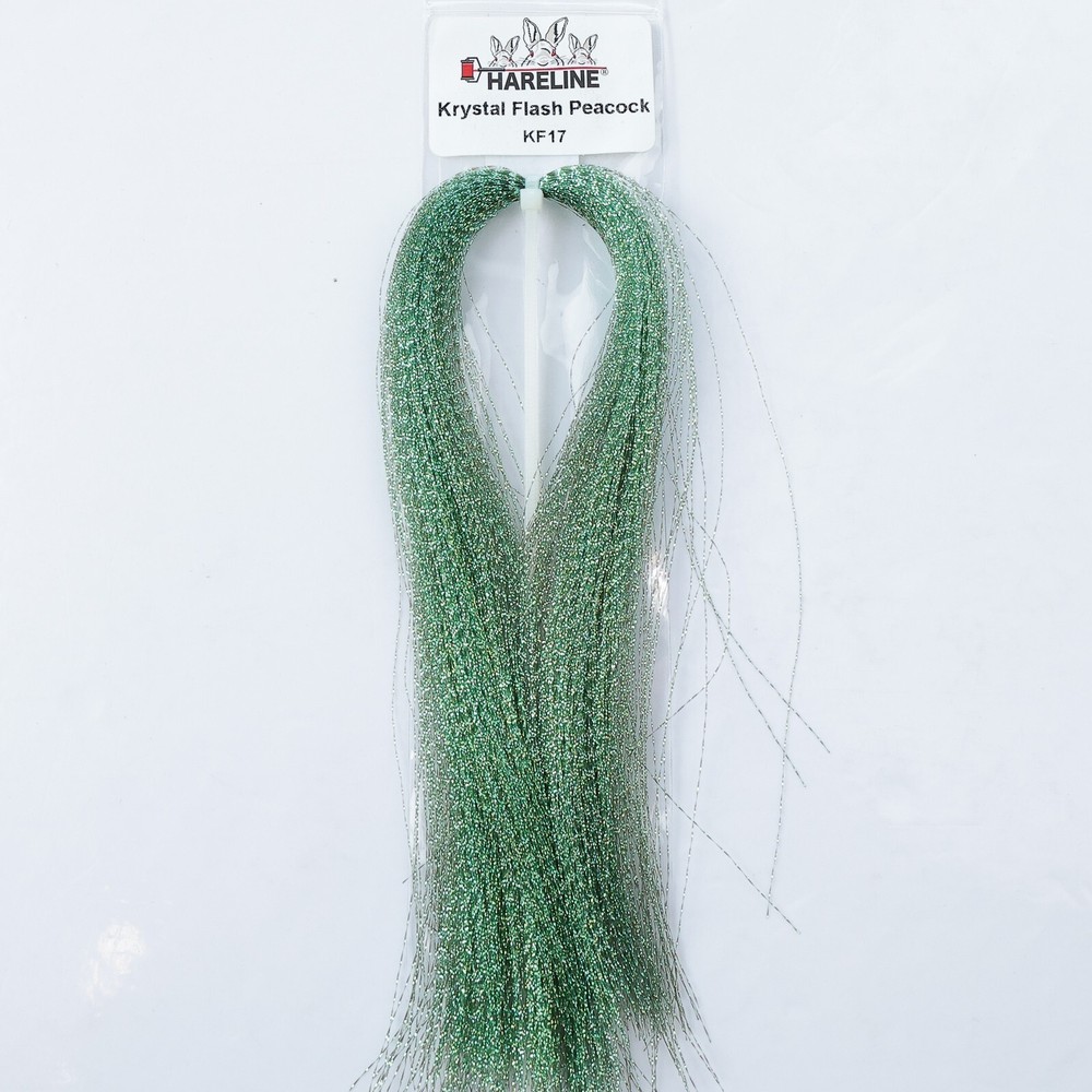 Hareline Krystal Flash - Peacock