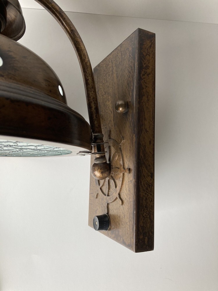 Vintage Nautical Bronze Sconces