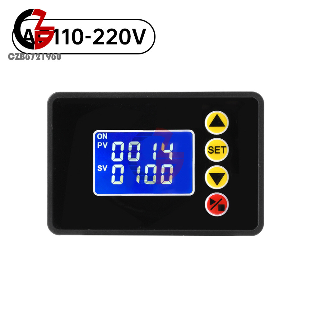 W3050 AC110-220V LCD Digital Microcomputer Time Controller Delay Relay Module