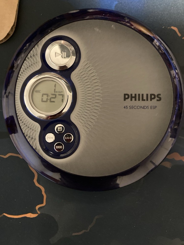 Philips AX2420/17 Portable Compact Disc CD Player Tested-Working