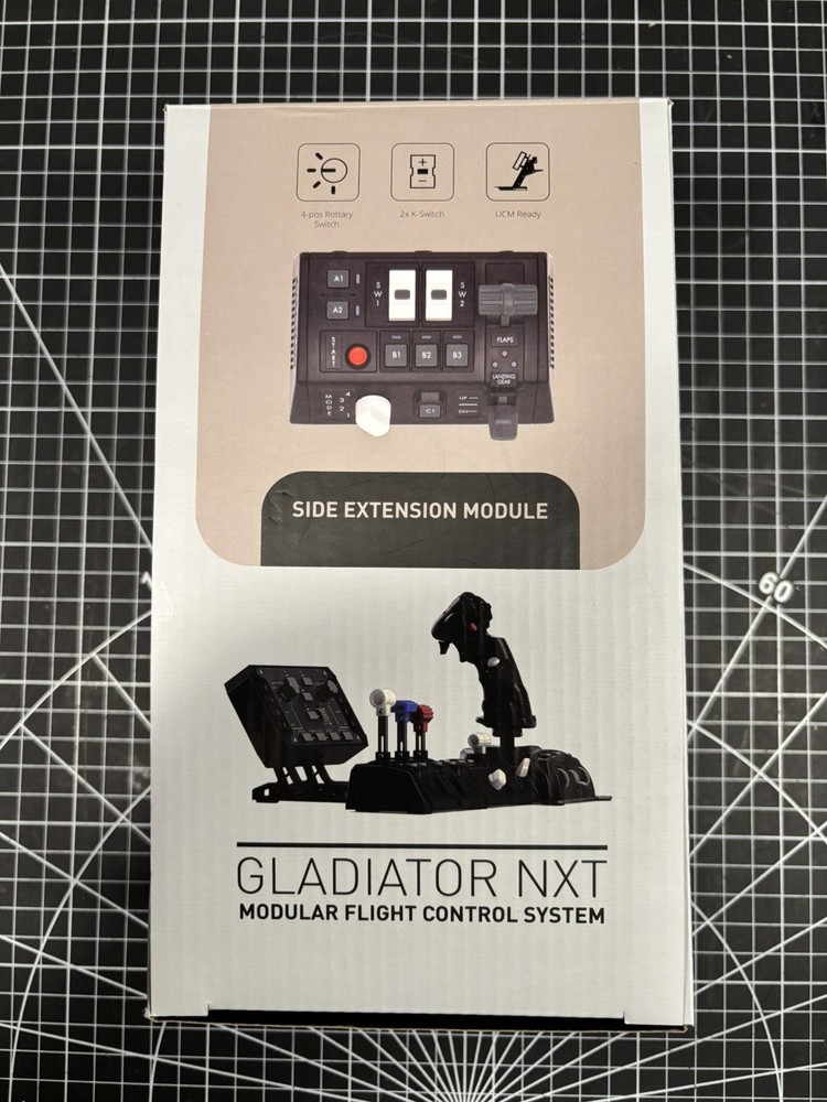 VKBSIM VKB GNX-SEM GNX SEM Side Extension Module Joystick Expansion Module