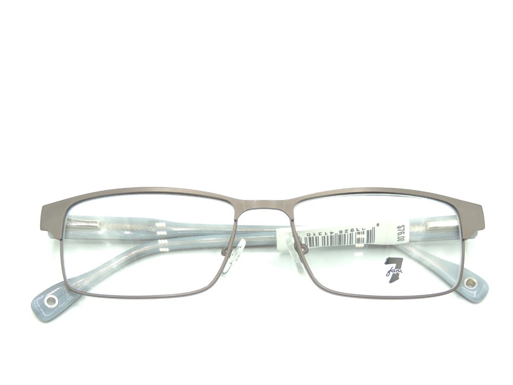 7 For All Mankind Pacifica Gunmetal Eyeglasses Frames