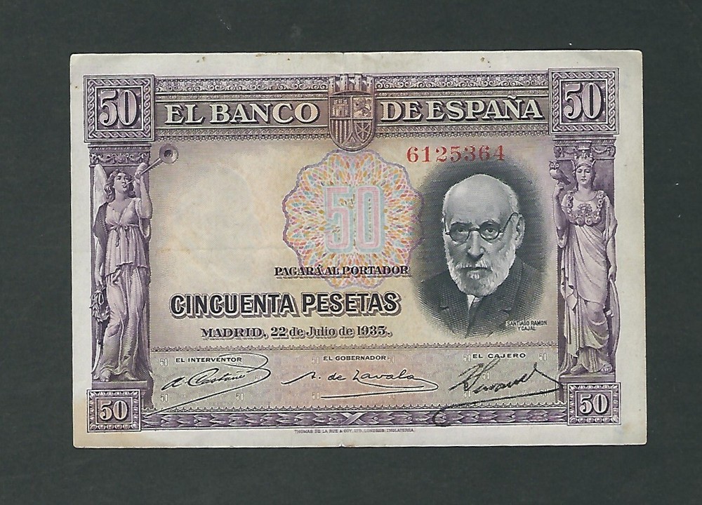 Spain - 50 Pesetas 1935