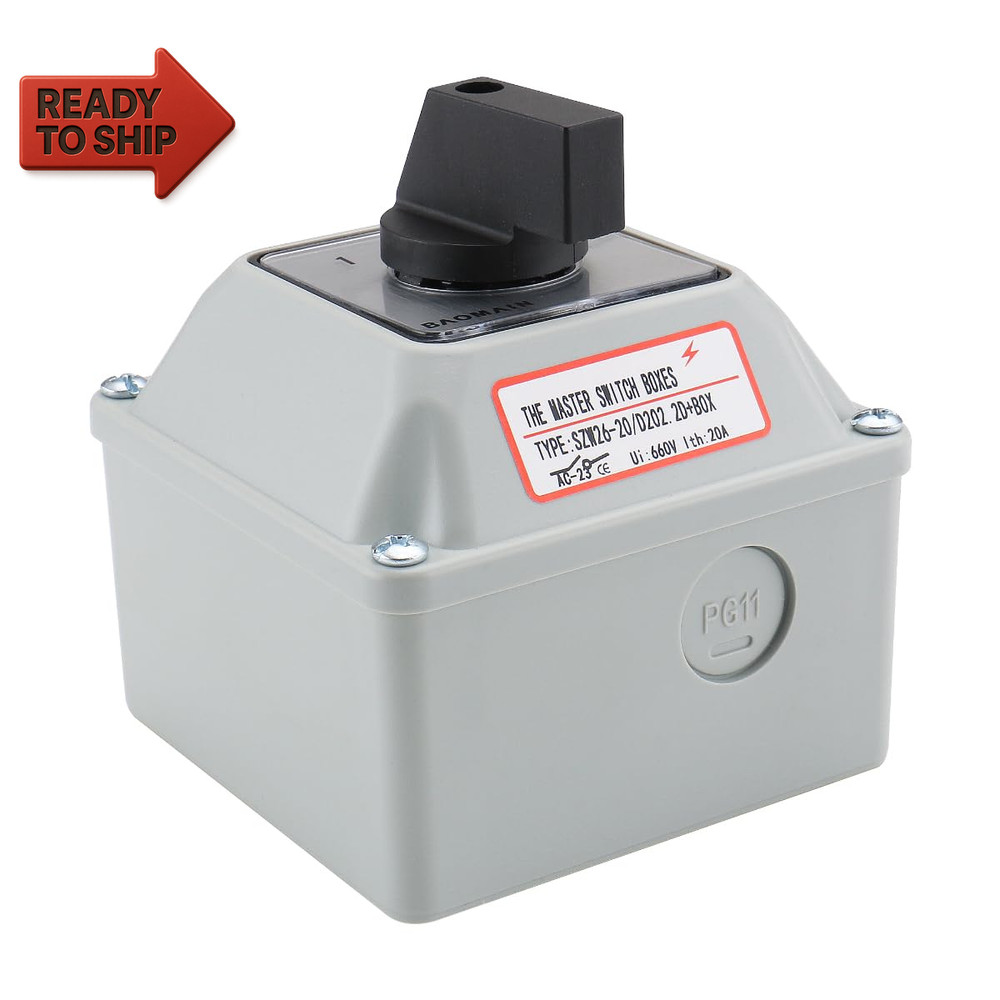 Universal Rotary Changeover Switch SZW26-20/D202.2D-W with Wider Master Switch