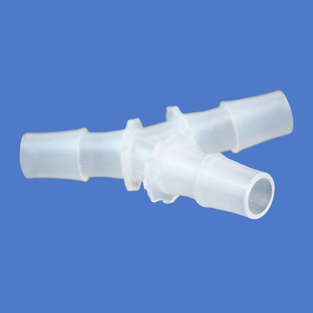 3/8" Hose Barb Fitting Equal Barbed Y Shaped 3 Way Plastic Joint Splicer Mender