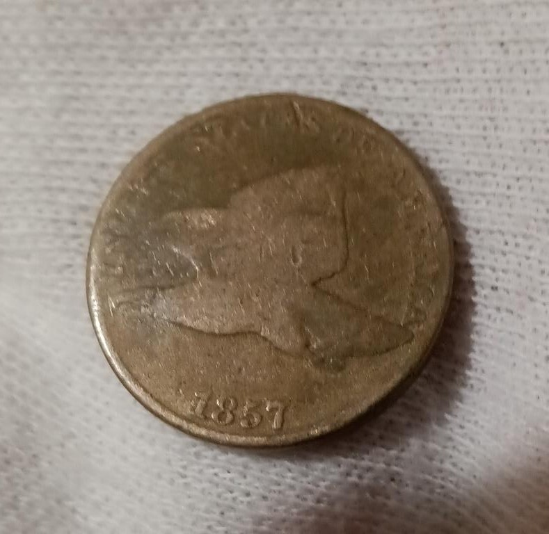 1857 Flying Eagle cent
